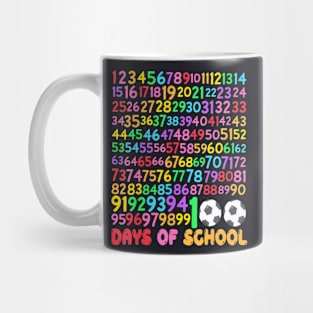 100Th Day Of School Teacher Kids 100 Days Math Numbers Mug